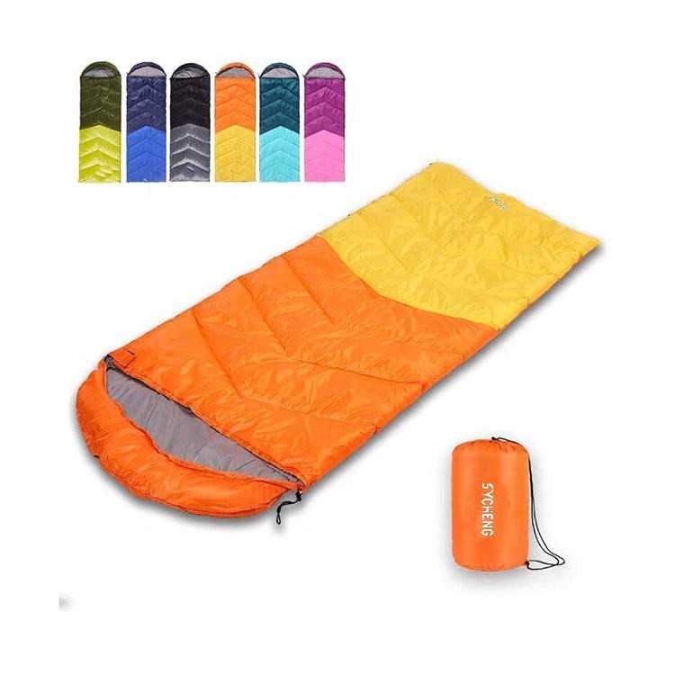 light winter camping waterproof of sleeping bag envelop for adults and children in four seasons mountaineering