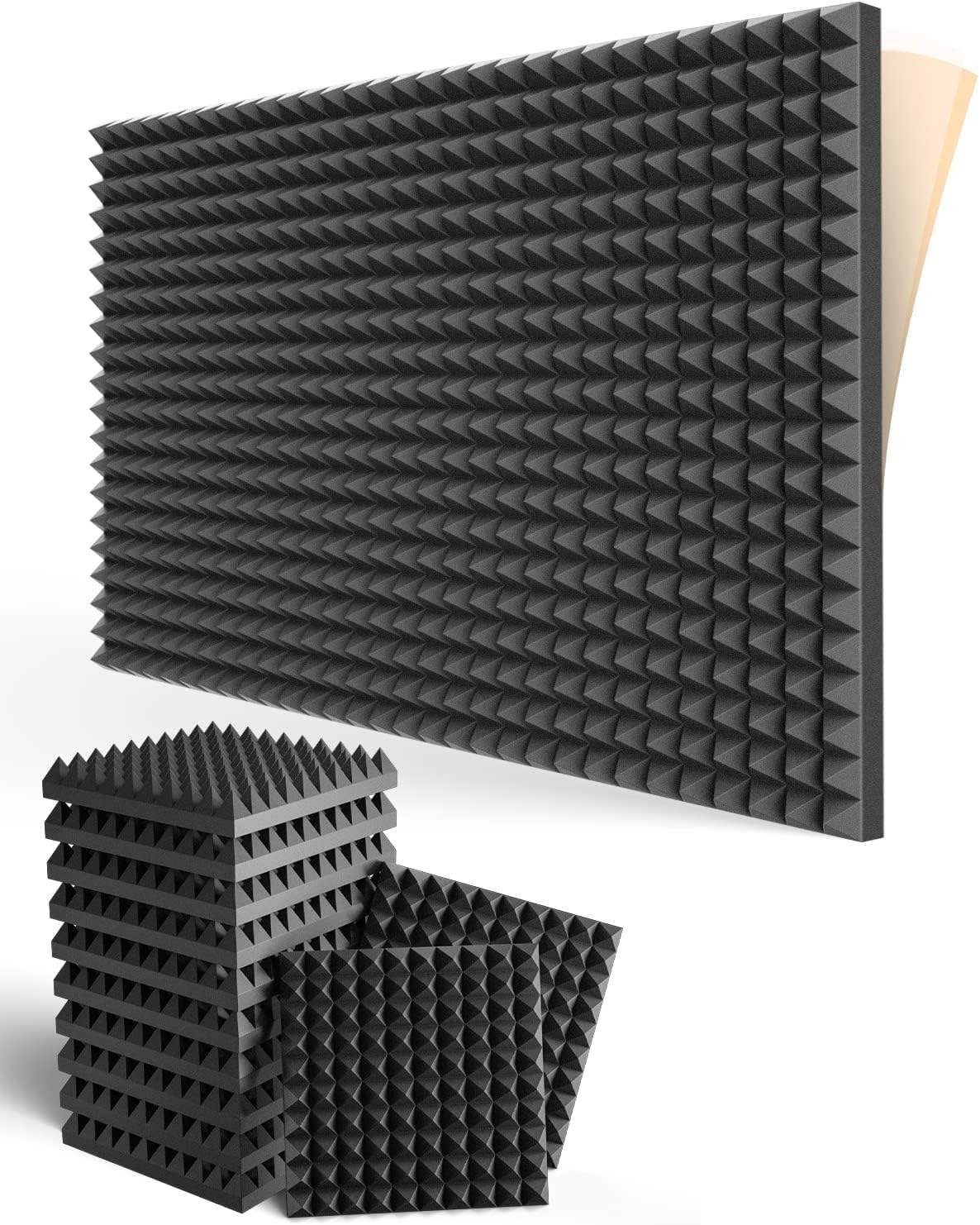 Polyurethane sound-absorbing cotton Soundproof Wall Panels Self-adhesive Sound Proof Foam Panels